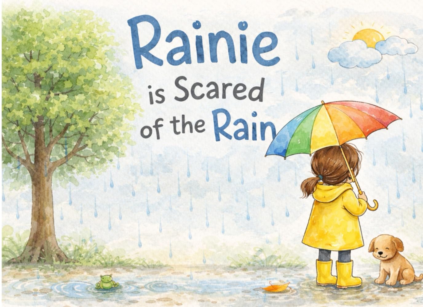 Rainie Is Scared Of The Rain: A Kid's Story About Courage, Feelings and Finding Beauty in the Rain