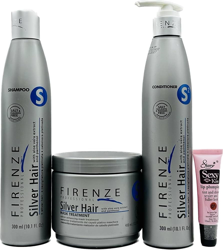 Amazon.com : Firenze Professional Silver Hair Shampoo 10.1 oz