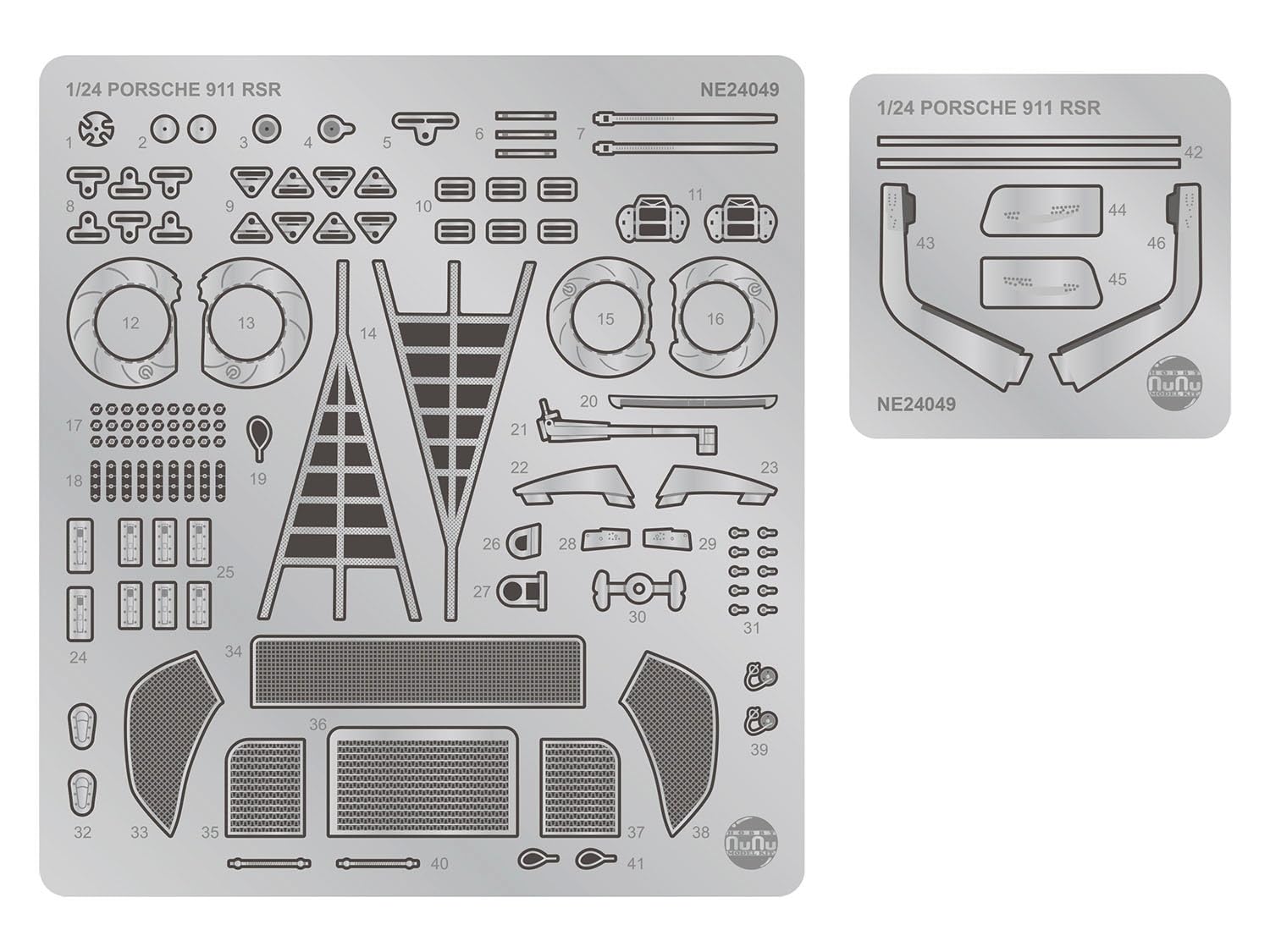 謎の部品大量　　専用出品 Amazon | プラッツ/NuNu 1/24 ポルシェ 911 (タイプ991) RSR
