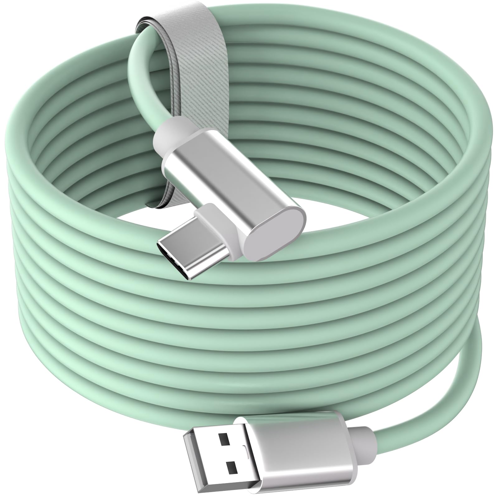 APAPATEK 16.4ft USB-C VR Link Cable for Oculus/Meta Quest 3S/Quest 3 2/Pro/Pico 4/Ultra/SteamVR/PC, USB 3.0 High-Speed Data Cord for Apple Vision Pro