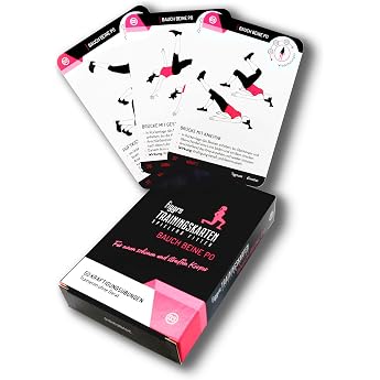figgrs training cards stomach legs buttocks body shaping. 50 fitness exercises for a slim and toned body. Sports exercises without device at home and can be performed anywhere. From beginners to professionals.