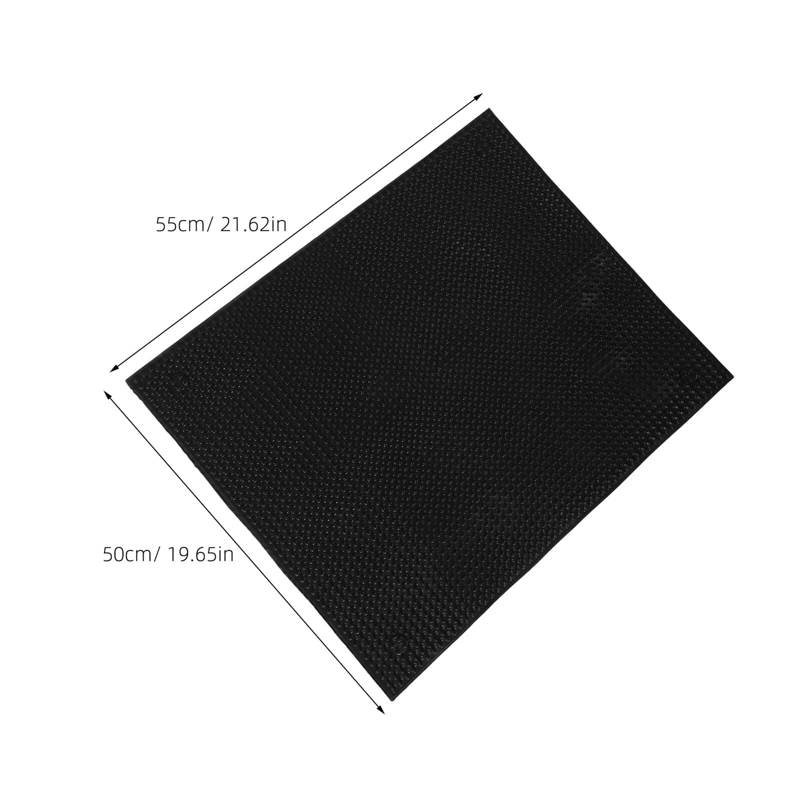 Hohopeti Spazzola per Bovini Tiragraffi 50X55 CM Setole Morbide Tappetino Antiprurito Resistente per Mucche e Cavalli Accessorio per Stalle Interno ed Esterno Sollievo Prurito Bestiame