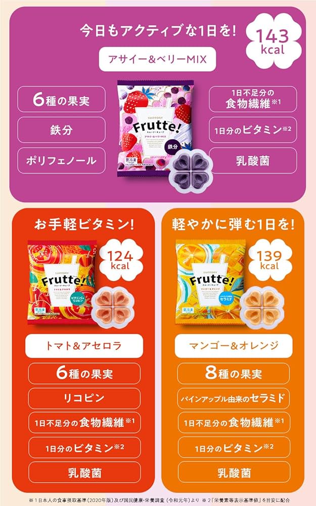 Amazon.co.jp: サントリー フルッテ トマト＆アセロラ 冷凍