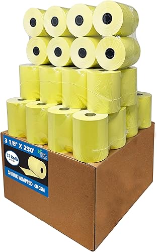 Miniatura 2 de Rollos de recibo de papel térmico de 3 18 x 230 pulgadas para todas las impresoras de caja registradora Clover POS, Star Micronics SCP700 TSP100