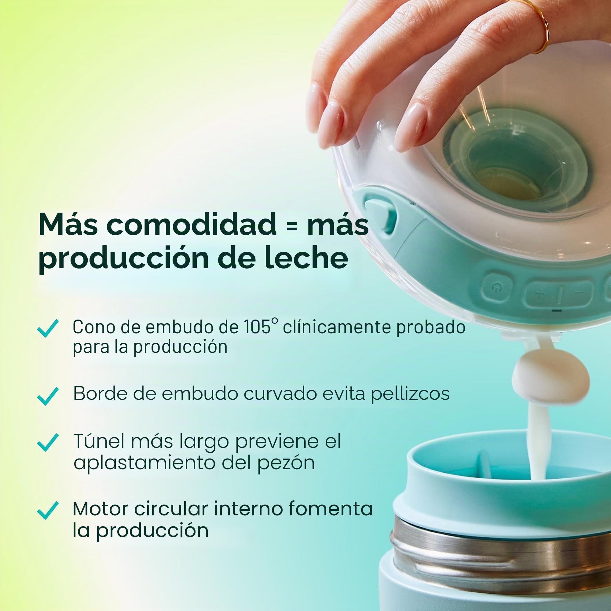Willow Go - Extractor de leche portátil, doble eléctrico manos libres, diseño inalámbrico en brasier con succión de grado hospitalario de 15 niveles, incluye bridas de 24 mm y 21 mm y recipientes