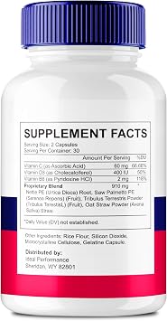 EZ Prostate Capsules, EZ Prostate Pills - Official EZ Prostate Supplement Pills - Maximum Strength Advanced All Natural Formula, EZProstate Health Men Pastillas Reviews (2 Pack)