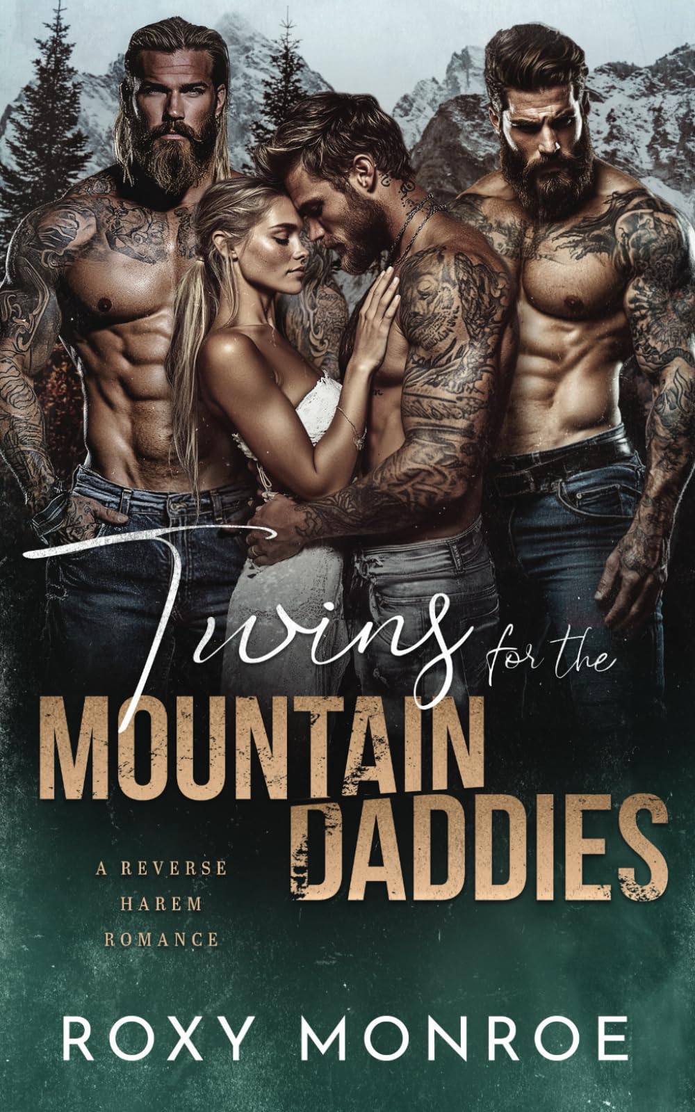 Twins For The Mountain Daddies: A Reverse Harem Romance (Reverse Harem Mountain Daddies)