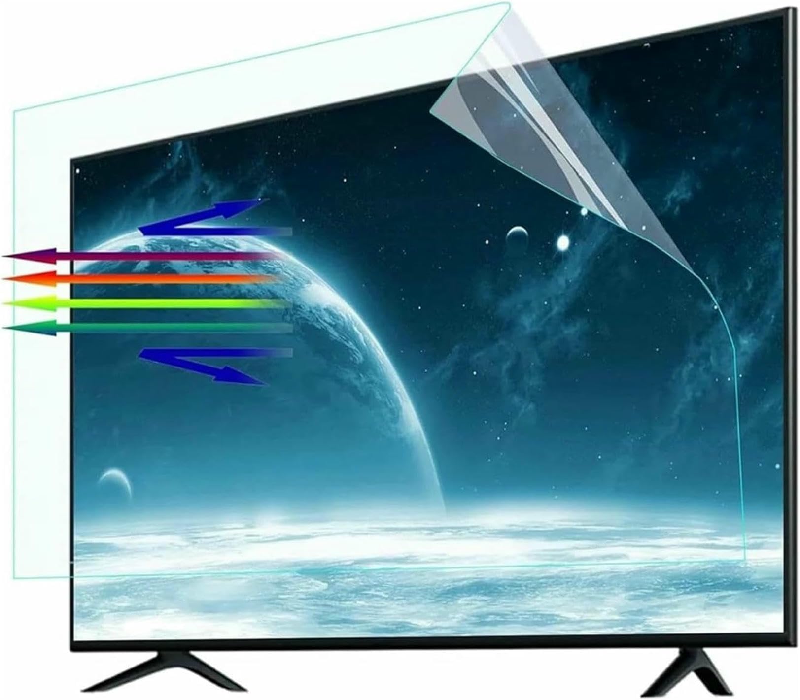folia ochronna do ekranu telewizora, Matowy/LCD do telewizorów LCD LED OLED HD użytku wewnątrz i na(65 inch 1440x809mm)