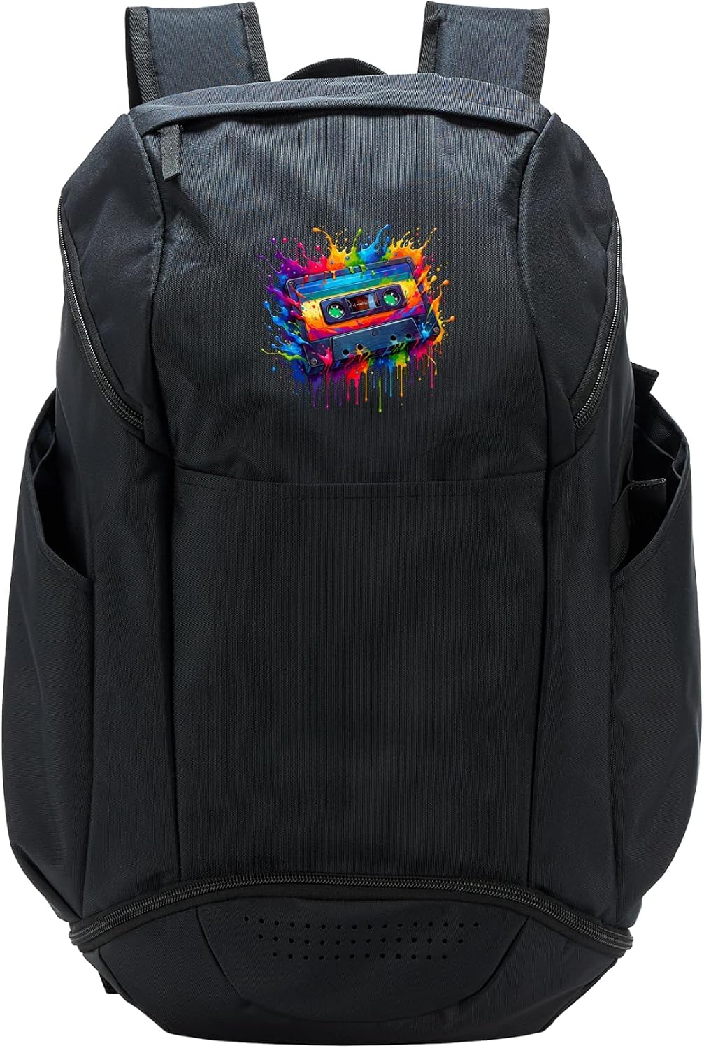 Splash Art Cassette Player Music Tape Recorder Sport Backpack