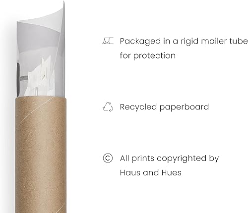 Miniatura 3 de HAUS AND HUES Divertida decoración de baño de perro, divertido arte de pared de baño de perro, arte de pared y carteles de animales, letreros de