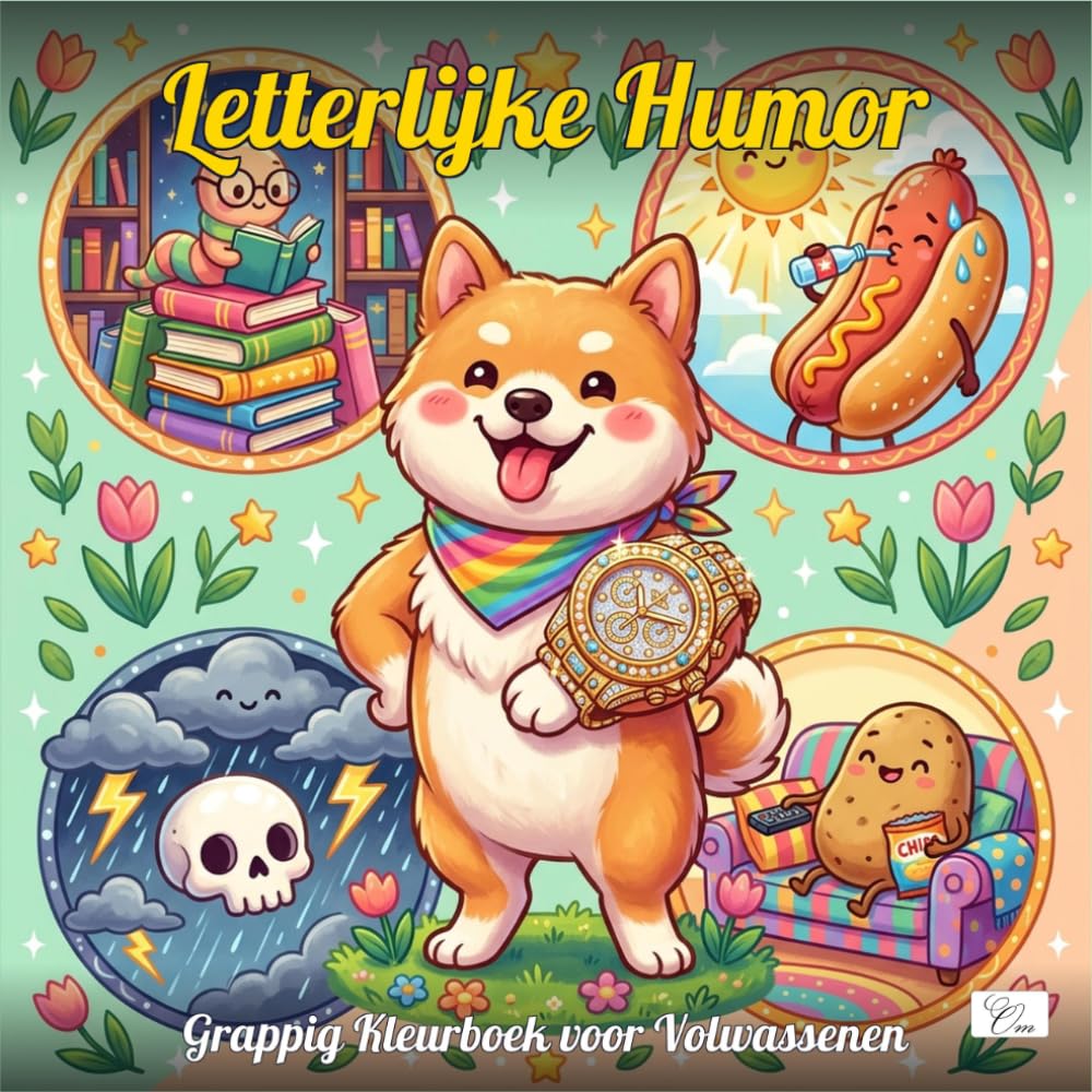 Literal Humor — Letterlijke Humor — Kleurboek voor Volwassenen en Tieners: 60 Grappige Scènes met Letterlijk Geïllustreerde Engelse Uitdrukkingen — Kawaii Kleurplaten voor Ontspanning en Plezier
