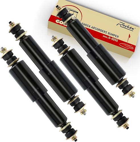Miniatura 1 de Roykaw EZGO TXT Kits de amortiguadores delanteros y traseros para carrito de golf 1994 en adelante OEM # 76418-G01,70248-G01, 70324-G01,
