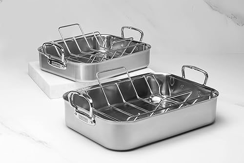 Vista 40 de Hestan Provisiones: inserto de pasta de acero inoxidable de 8 cuartos de galón