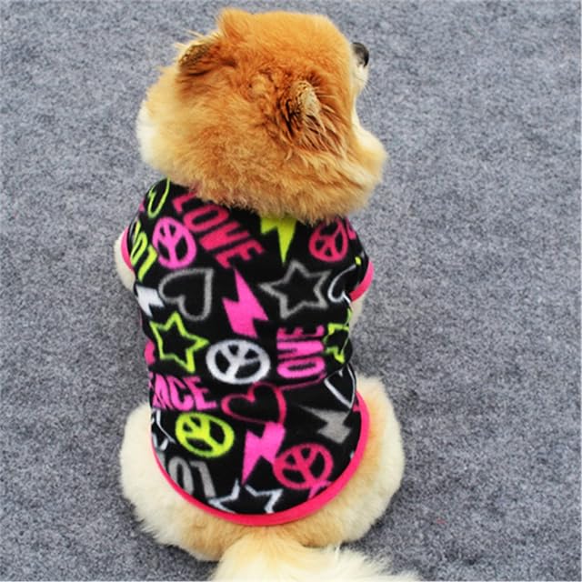 Foto 2 de 7 de Bolsa de almacenamiento para mascotas, perro, cachorro, invierno, suave, cálido, corazón