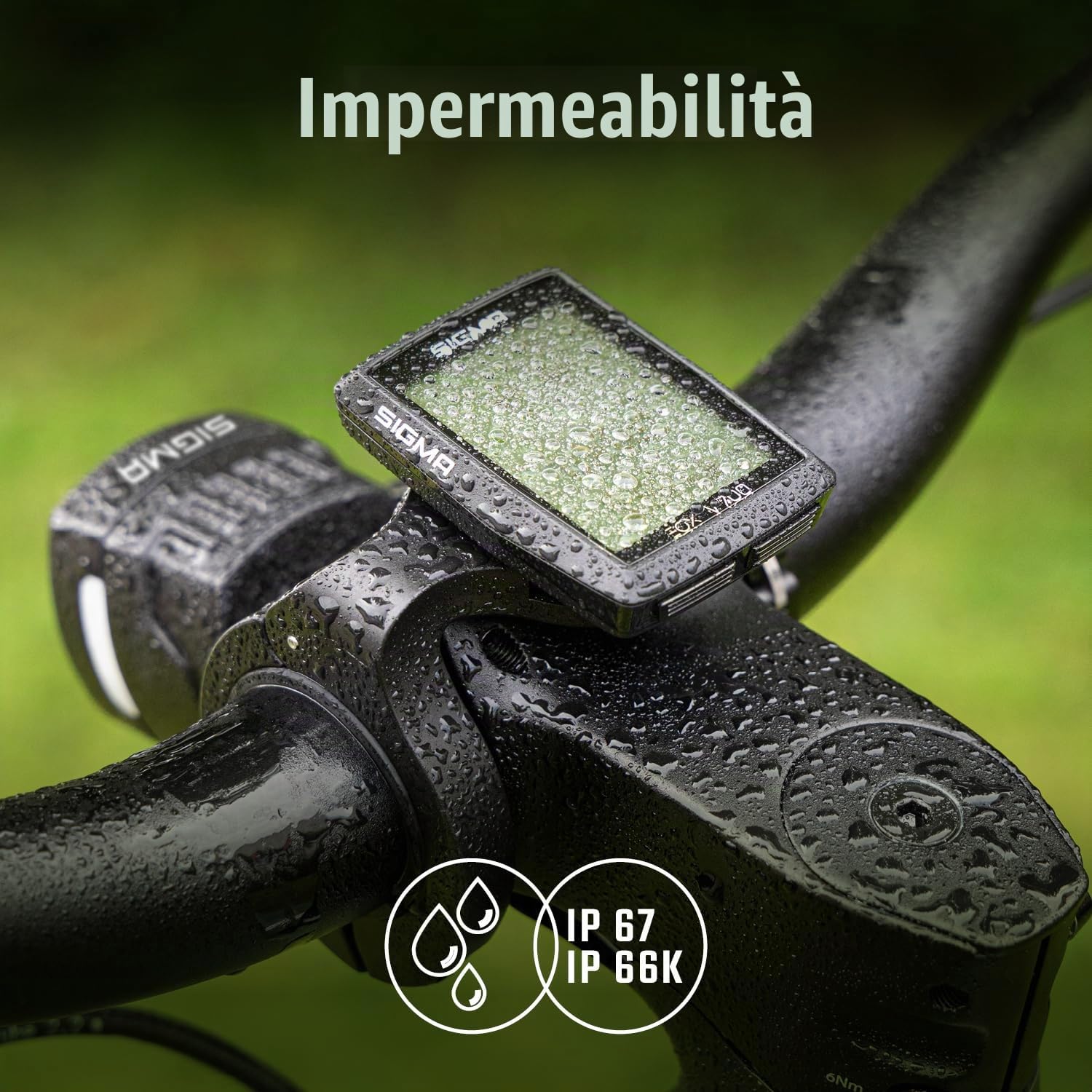 SIGMA EOX VIEW 700 | per bici elettrica con OVER CLAMP BUTLER incluso | Contachilometri impermeabile per bici elettriche | Compatibile con l'app gratuita EOX