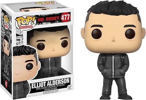 Miniatura 5 de Elliot Alderson Fun ko P o p ! - Figura de vinilo para TV con 1 protector gráfico compatible con 'ToysDiva' (477 - 09877 - B)