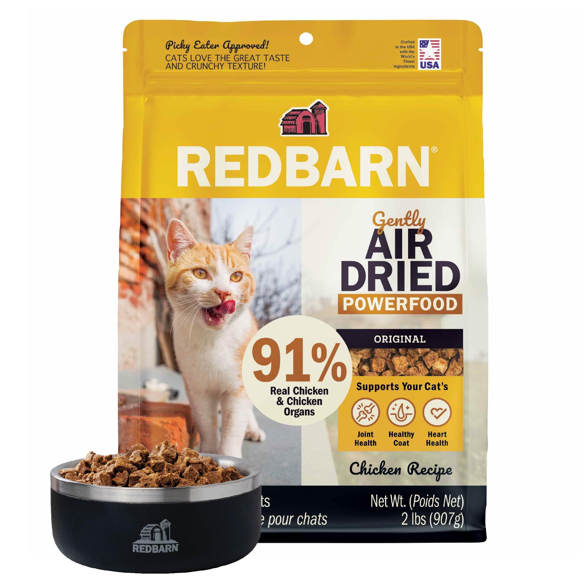 Redbarn Air Dried Powerfood for Cats with Real Chicken