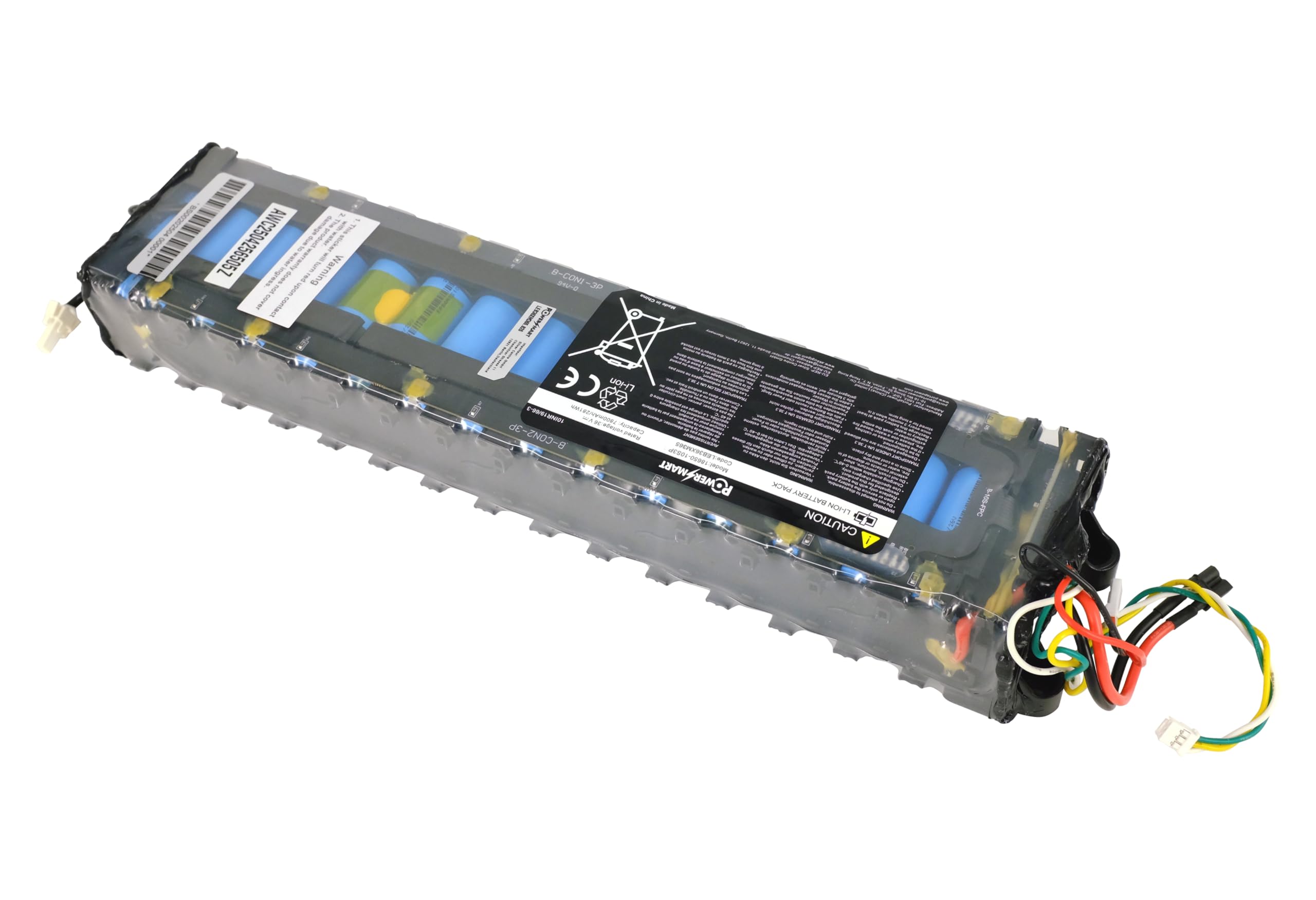 PowerSmart Batería de Litio 36V 7800mAh para Xiaomi 1S, M365, Mi3