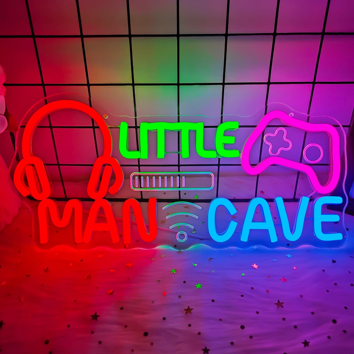 Letrero de neón con luces LED de neón para niños y adolescentes, decoración de habitación para dormitorio, sala de juegos, guardería, decoración de pared