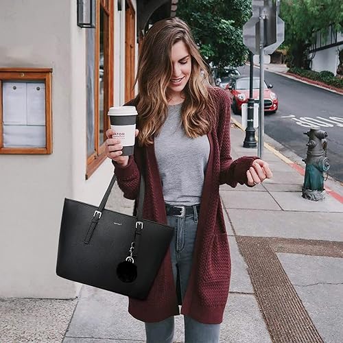 Miniatura 3 de TANTOMI Tote Bags for Women, Handbags and Womens Purses Shoulder Purse Set for Travel Work