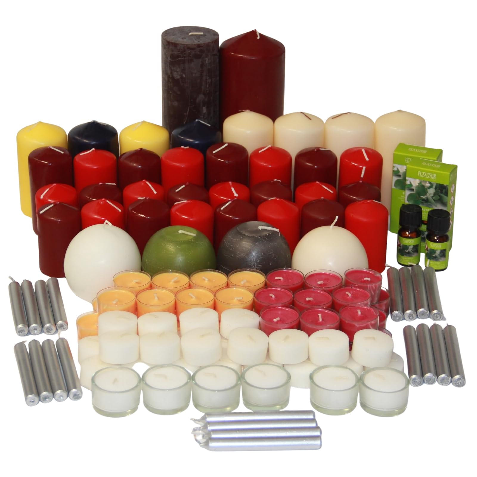 Kerzenset Mischpaket, 9 kg