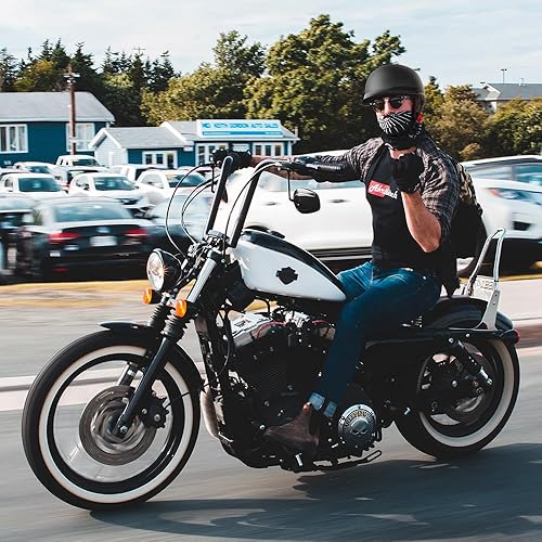 Miniatura 3 de Vintage Half Face Helmet Motorcycle Open Face Sun Visor Quick Release Buckle Cycling Motocross Helmets Suits Men Women DOT Approved