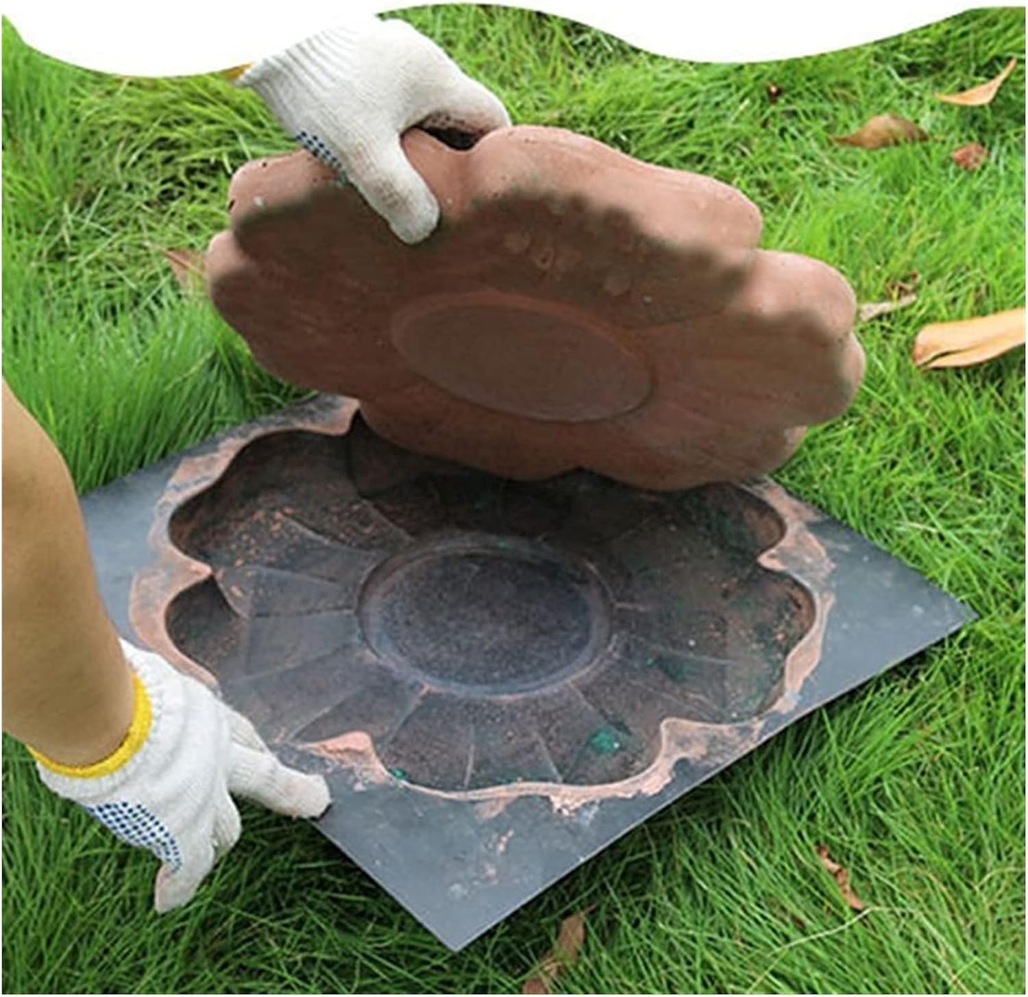 paving mould Path DIY Concrete Mold Step Stone Cement Paving Landscape