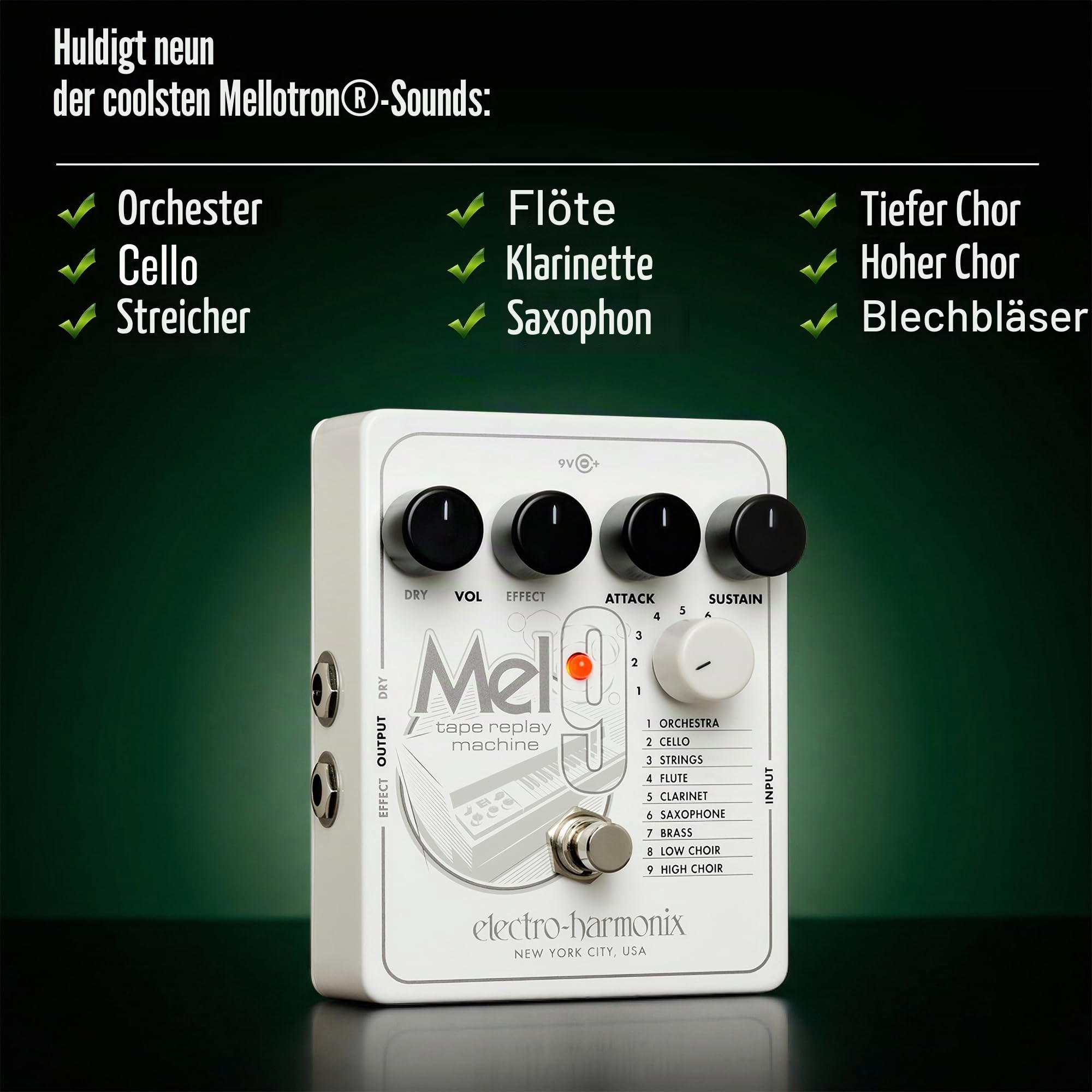Electro Harmonix MEL9, Tape Replay Machine