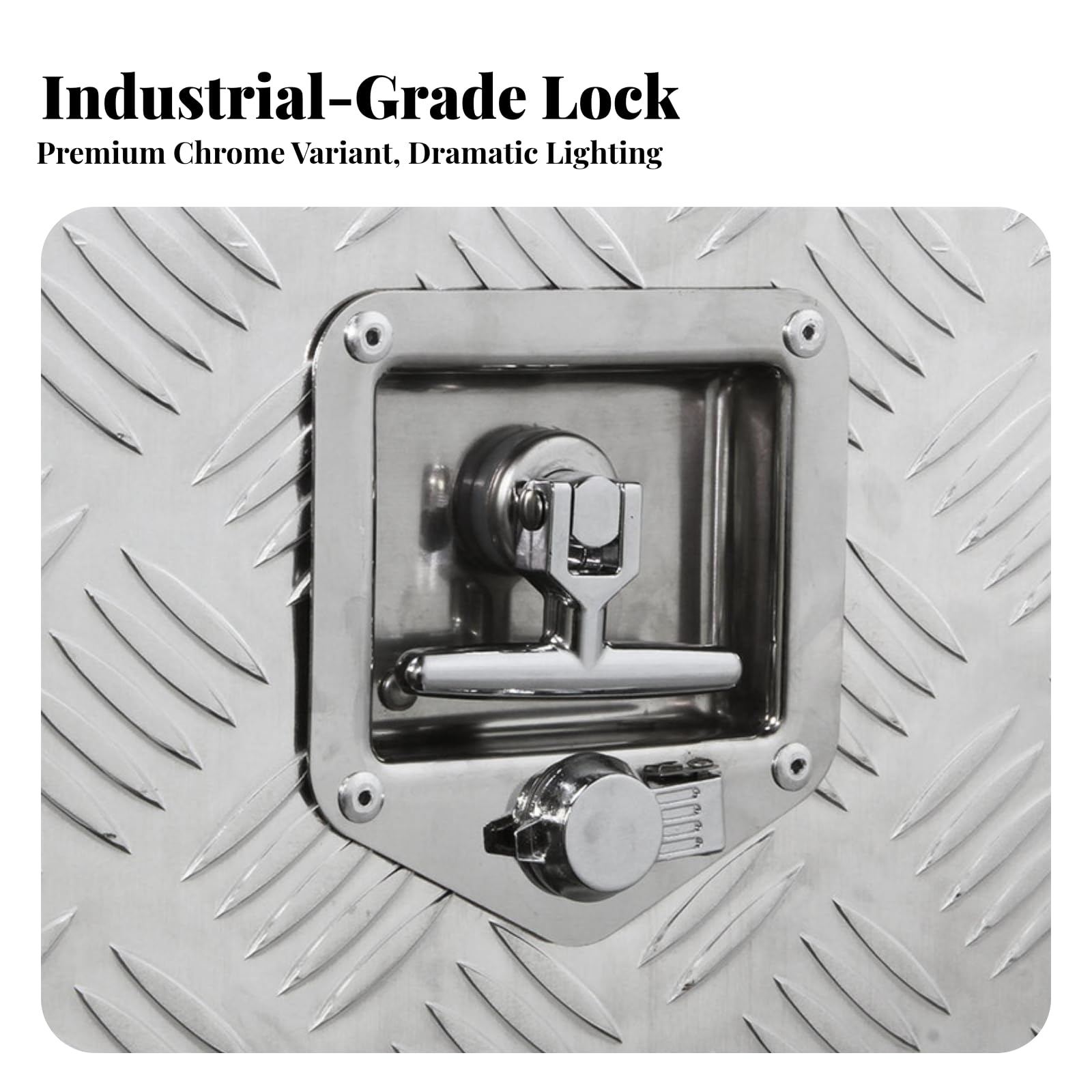 Trailer Panel Lock Anhängerschloss Schließsystem Paddleverschluss T-griff Riegel Edelstahl Gehäusewechsel Langlebig Rostbeständig mit, Industrieller Stil, Material Edelstahl