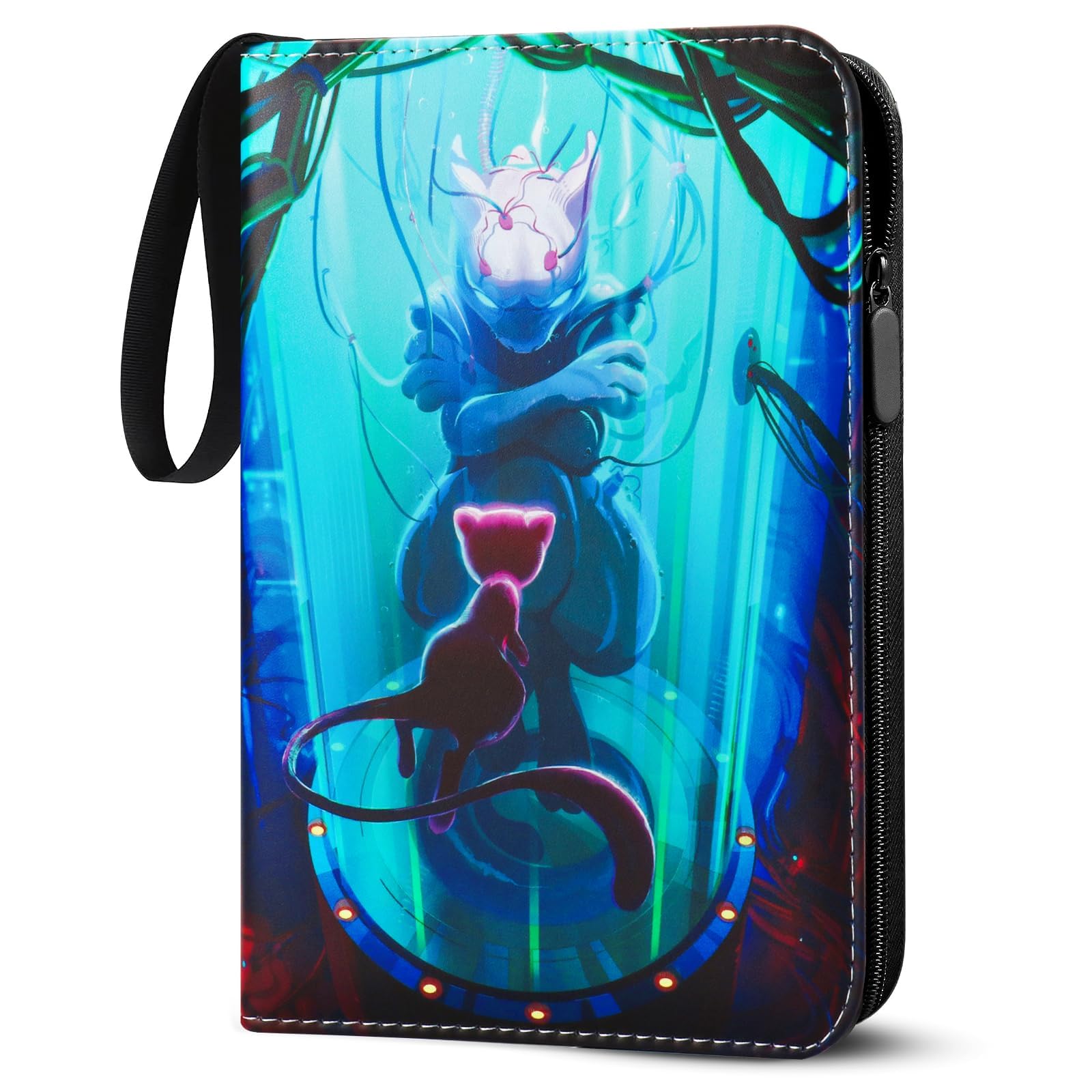 Sammelkarten Album groß for pokemon Karten,50 Seiten 900 Karten Kapazität 9 Taschen,Karten Sammelalbum Kartenordner Heft Ordner Buch Hülle für Sammelkarten,50 Pcs Seite