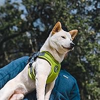Vista 8 de Gooby Escape Free Memory Foam Harness - Green, Small - No Pull Step-in Dog Harness with Four Point Adjustment for Small to Medium Dogs