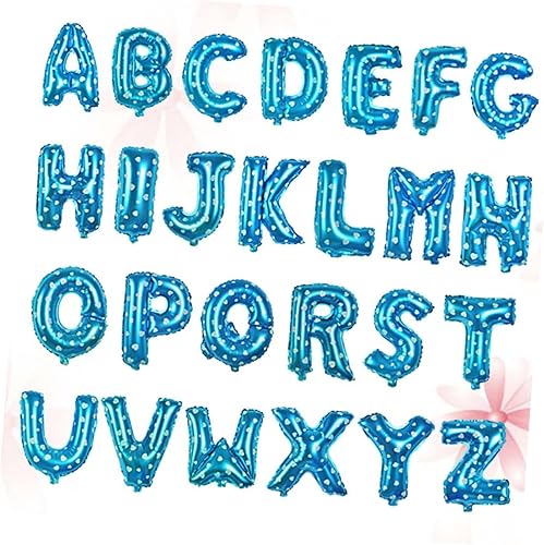 Miniatura 7 de jojofuny 3 globos grandes de letras de 12 pulgadas, globos de letras de feliz cumpleaños, letras de helio, letras de helio, letras de adorno, globos