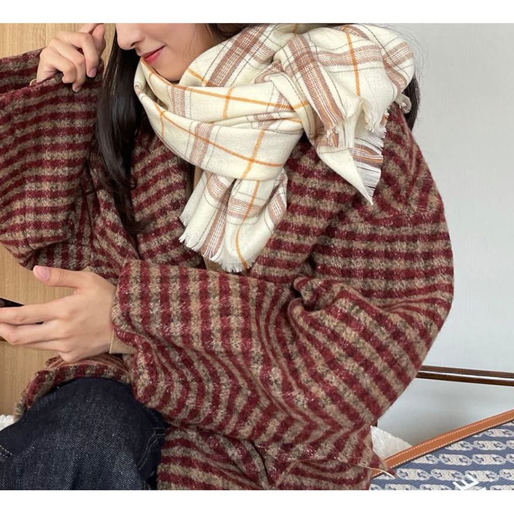 Sciarpa Scialle Autunno inverno calda sciarpa donna imitazione sciarpe cashmere scialle moda scialle classiche plaid sciarpe lunga coperta involucri for signore Stola Elegante