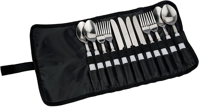 Vango Family Cutlery Set Camping Cooking Equipment, Silver, One Size