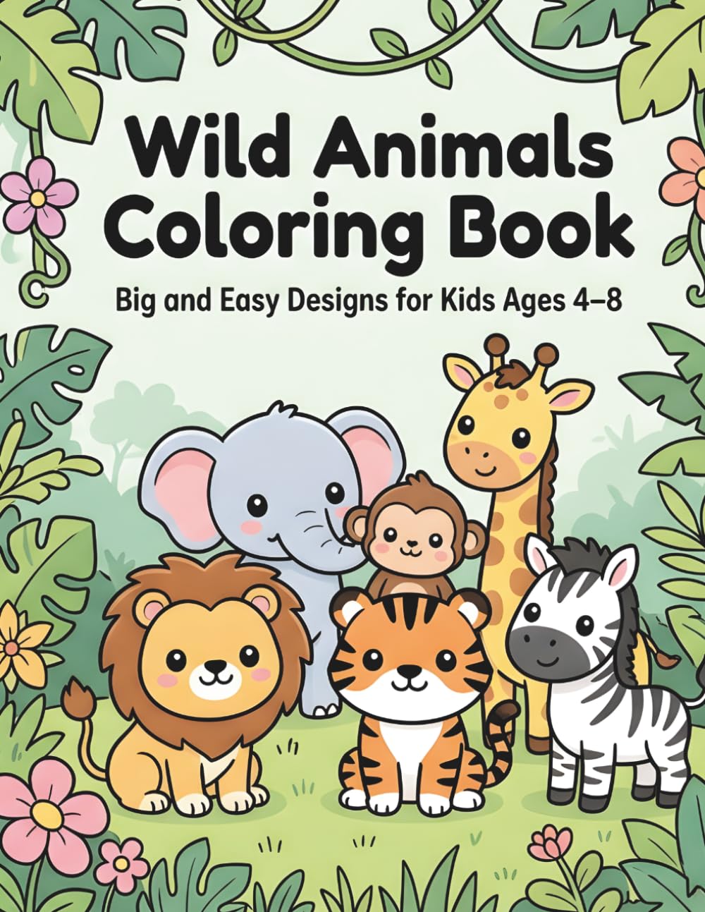 Wild Animals Coloring Book (The Little Explorers Coloring Series)
