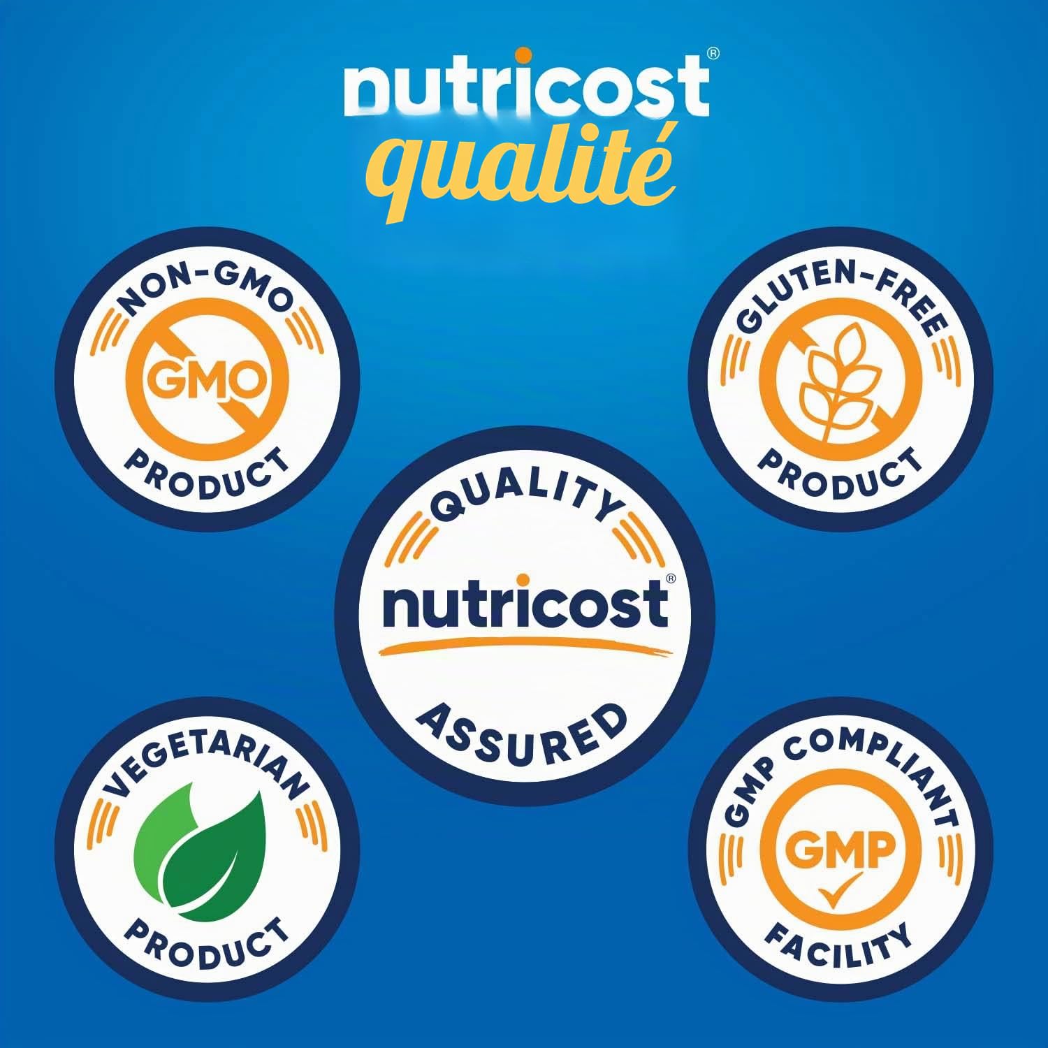 Nutricost L-Glutamine en Poudre (500 Grammes) Sans Saveur - Sans Gluten & Non-OGM, 100 Portions