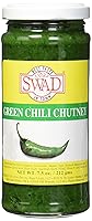 Vista 1 de Great Bazaar Swad Chutney de chile, verde, 7.5 onzas