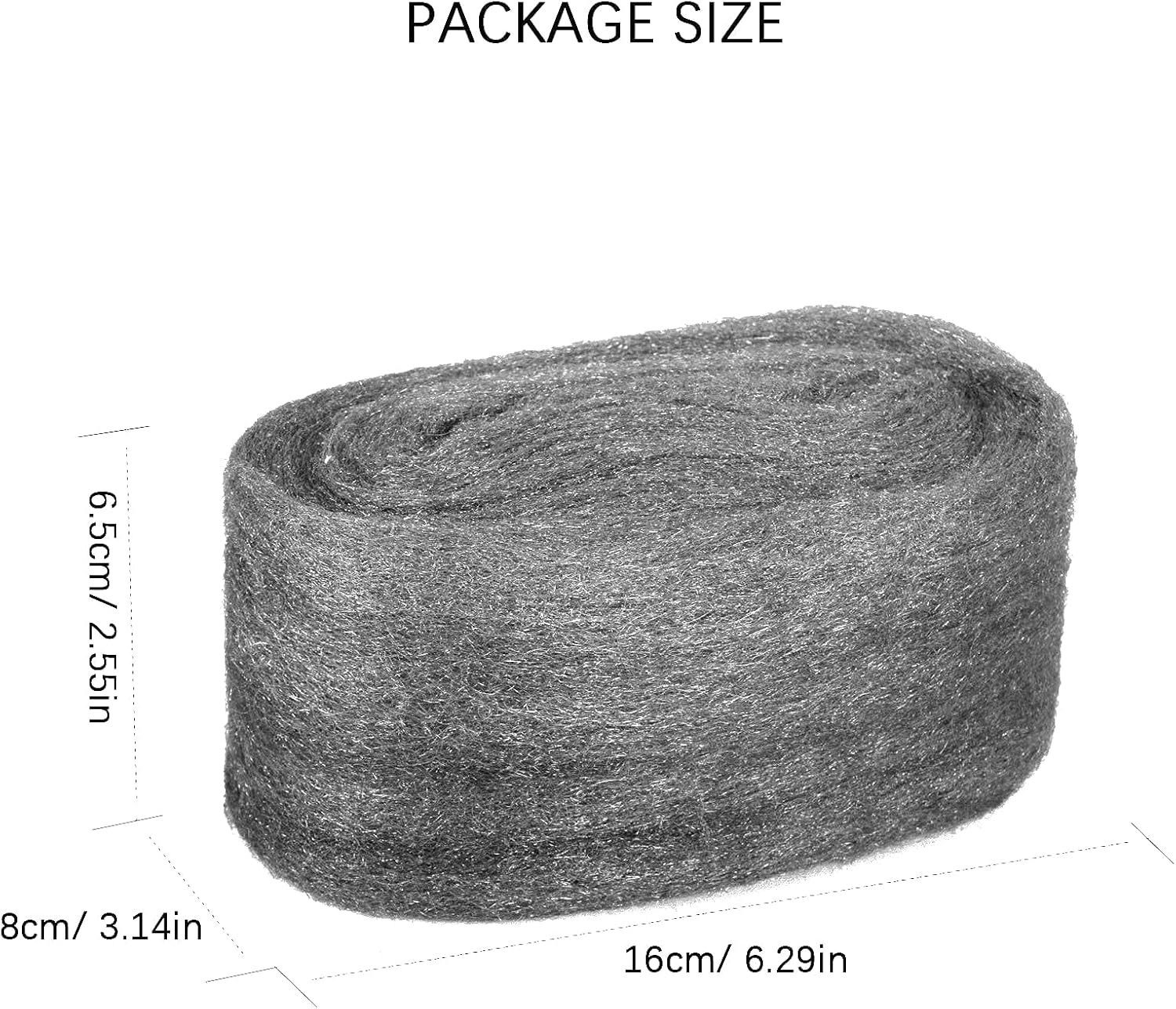 Coarse Steel Wool Mice Pads 4 Pack Ultra Fine Grade 0000 Wire Pad Fill