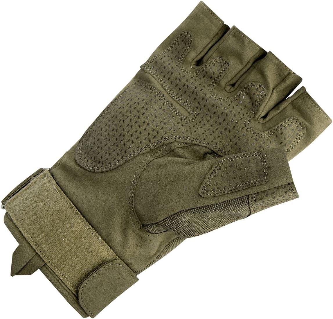 Walker and Hawkes - Anti-slip Fingerless Knuckle Guard Outdoor Shooting Sports Gloves