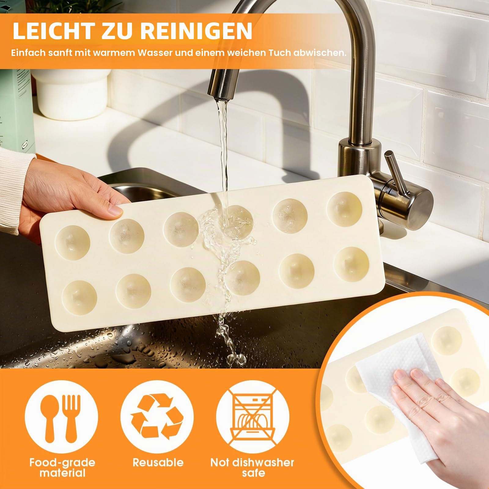 Ravioli Maker Set, Ravioli Former mit Nudelholz, Teigtaschenrad, Fleischspatel