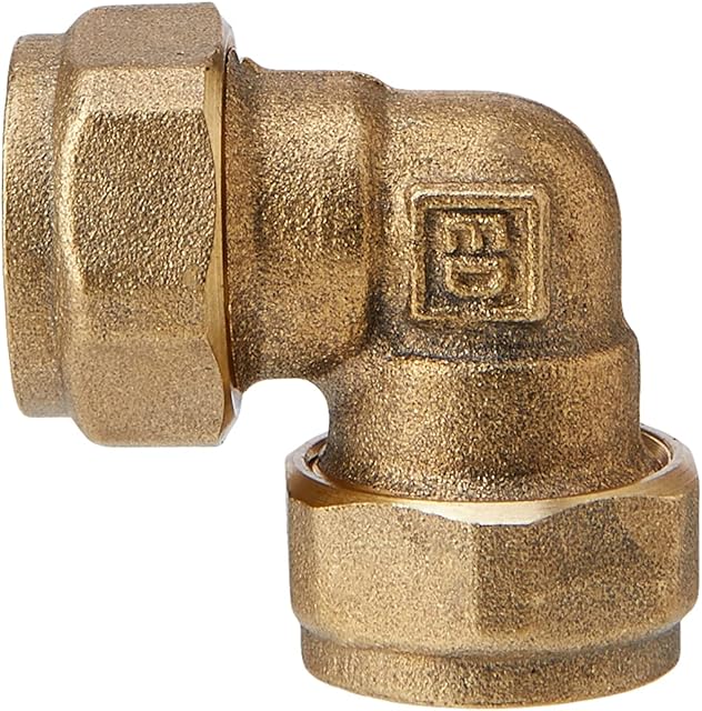 Plumb-Pak PF03-5AMZ Compression Elbow 15mm - Pack of 5