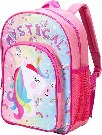Unicorn Kids Backpack, Lightweight School & Travel Bag for Boys & Girls