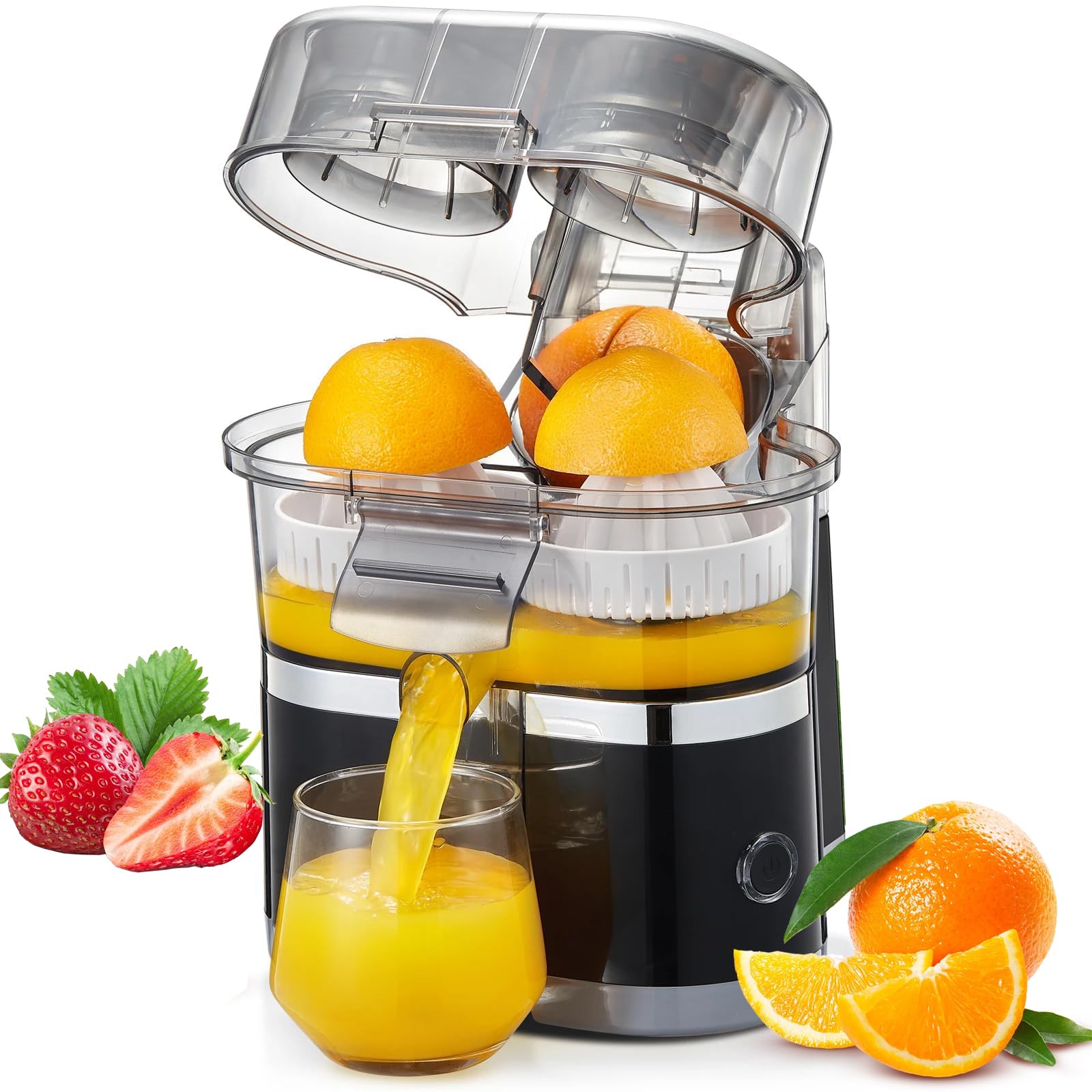 Exprimidor eléctrico para limones y pomelos ideal para desayunos familiares