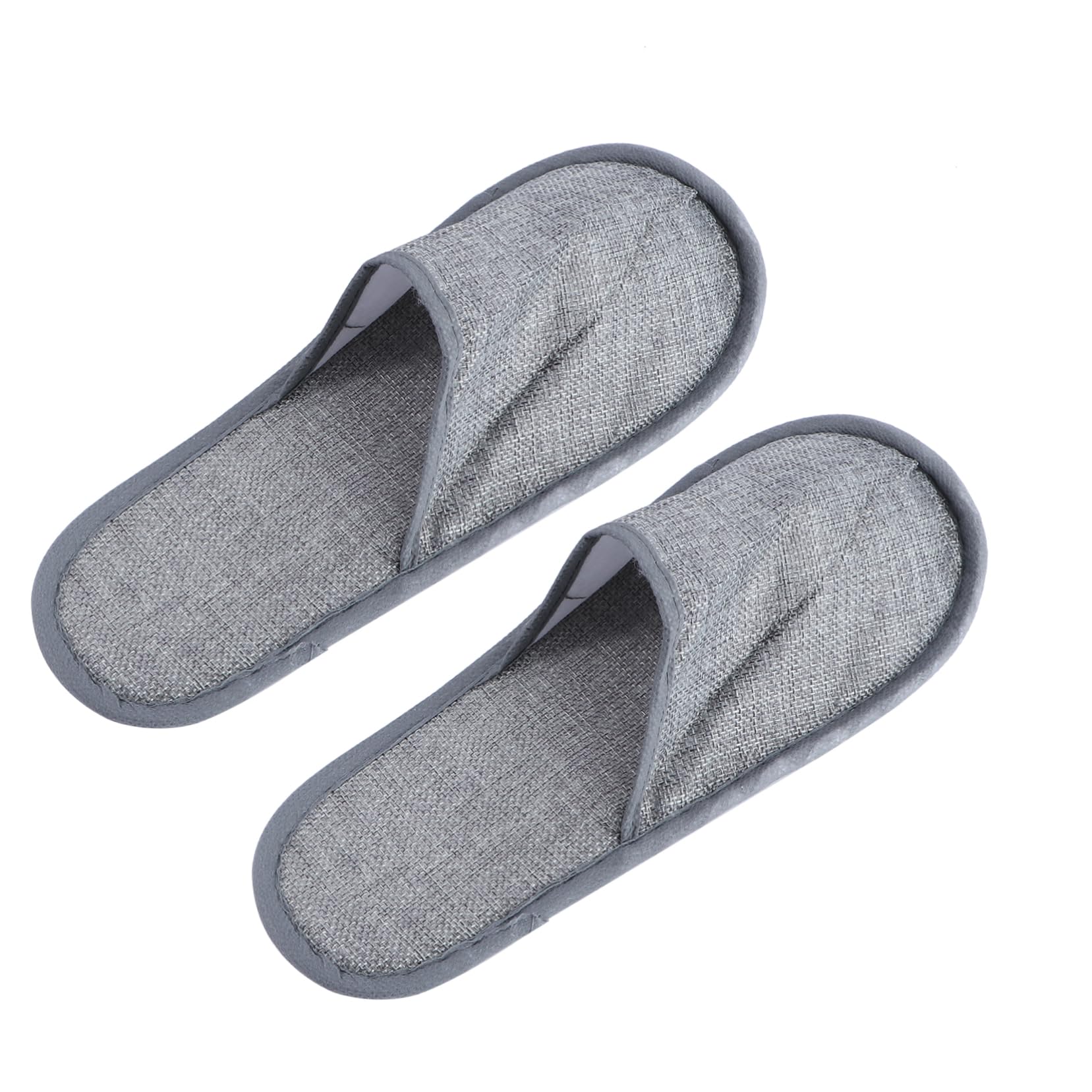 Didiseaon 10pairs Hotel Guest Slippers Washable Non-slip Spa Slippers for Summer Home Use