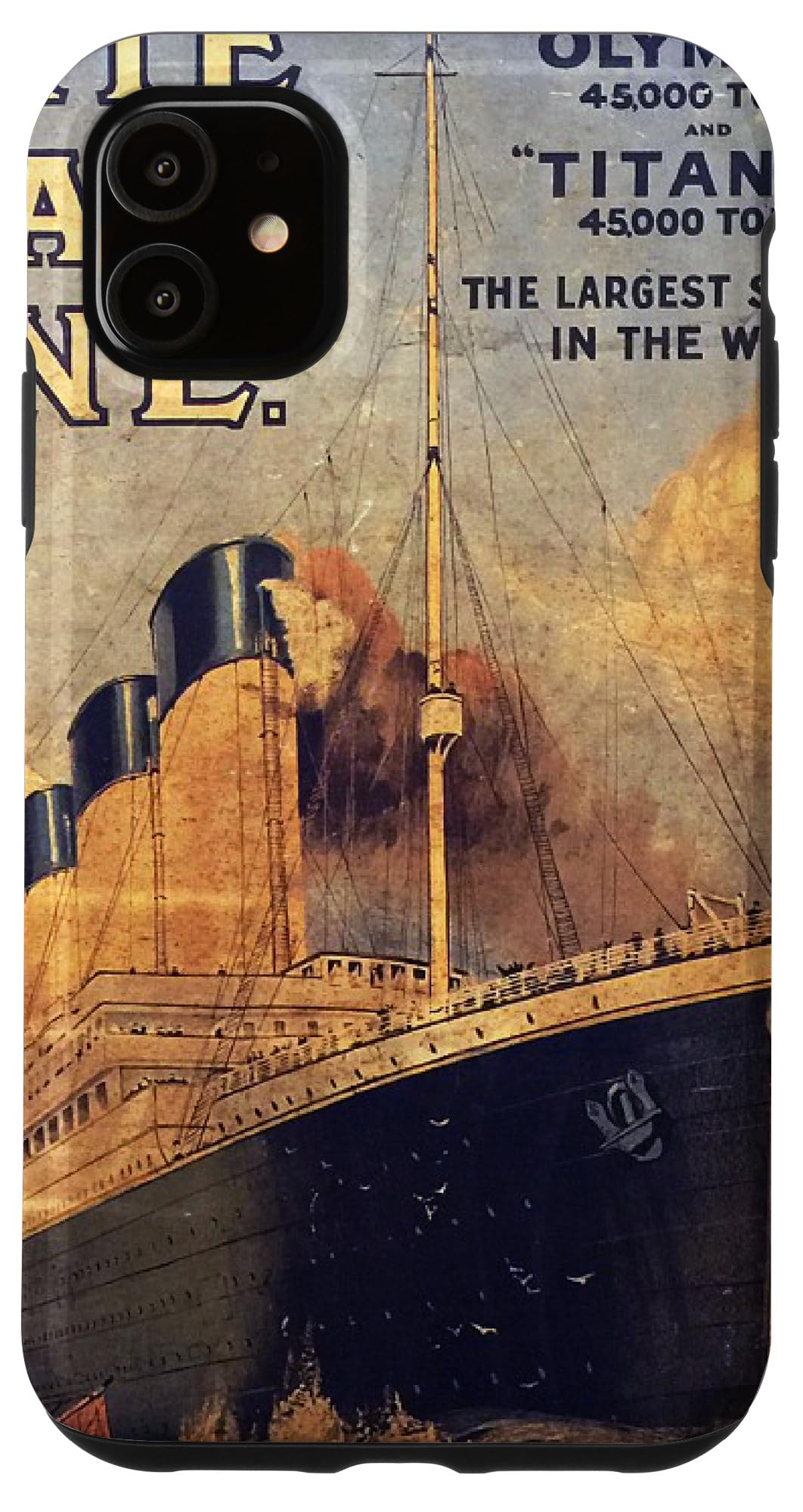 RMS Titanic 1912 Historic Vintage Advertisement Poster Case for iPhone 11