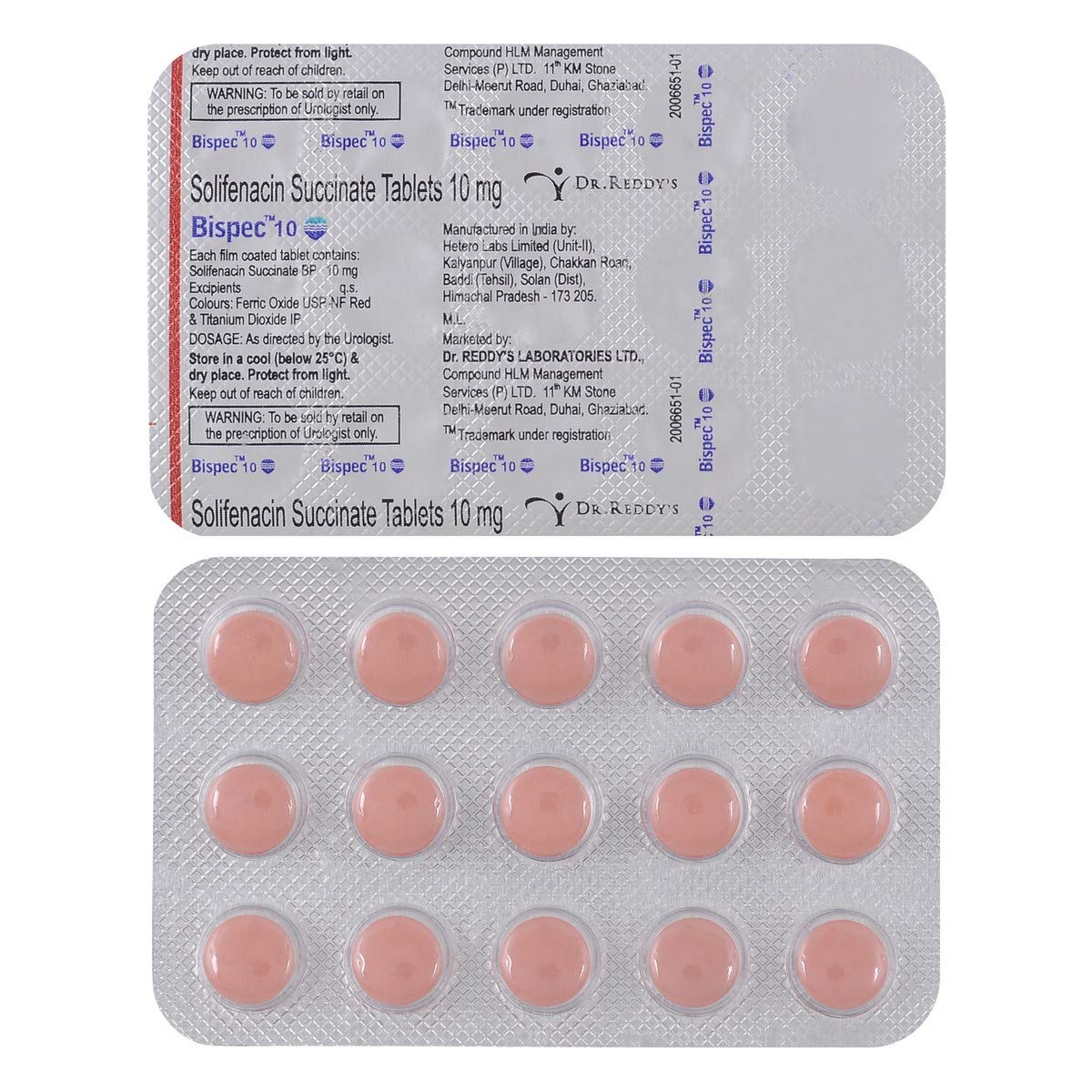 Bispec 10mg - Strip of 15 Tablets