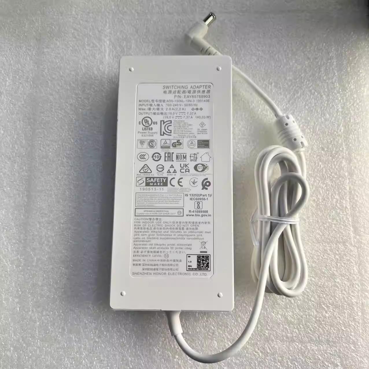 Nowy adapter AC 19 V 7,37 A kompatybilny z projektorem LG HF85LA LCAP31 CineBeam DLP