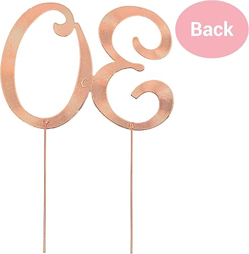 Miniatura 9 de Decoración de 30 tartas – Metal de oro rosa de alta calidad – Decoración de diamantes de imitación brillantes para fiesta de cumpleaños número 30 o