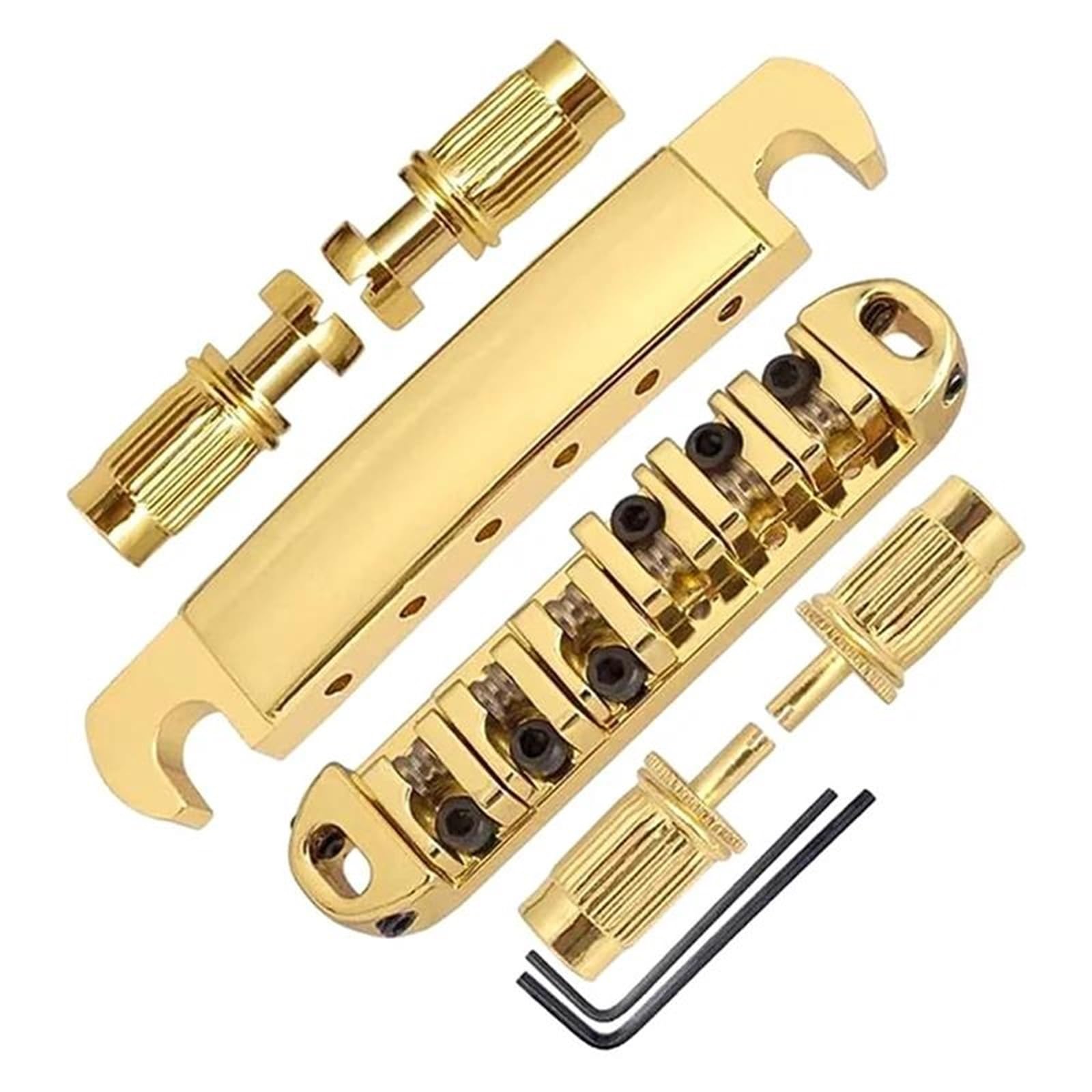 Mostek do gitary Roller Tailpiece Gold A57T Mostek Gitary Profesjonalnej