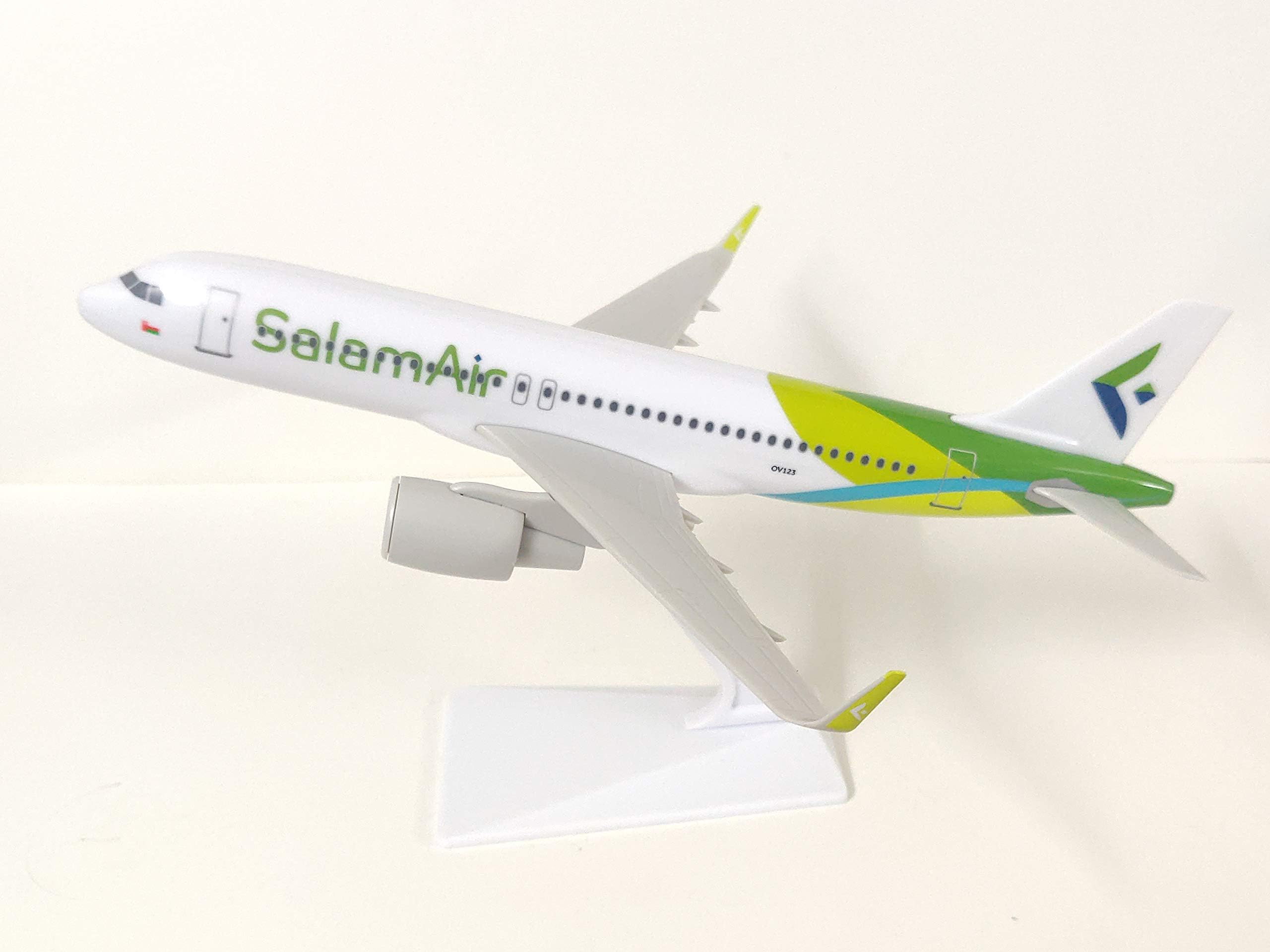DBJETS Salam Air Airbus A320 200 NEO 1/150 Scale Big Size Plastic Aircraft Model with Stand